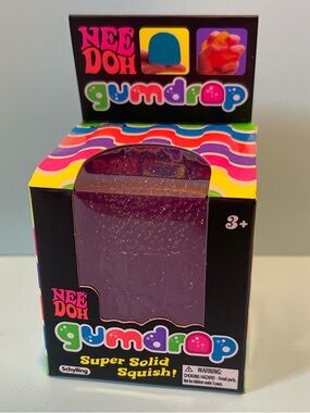 NeeDoh Gumdrop Super Solid Squish - Purple